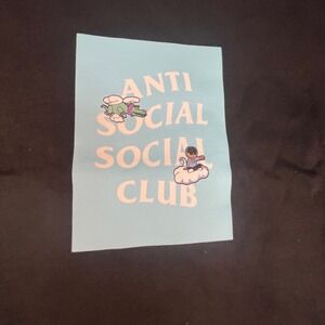 Anti Social Social Club ASSC Sad‎ Boyz T Shirt Black Graphic Tee Size Medium